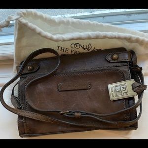 Frye Crossbody Purse in Dark Brown; very good condition, with dust bag